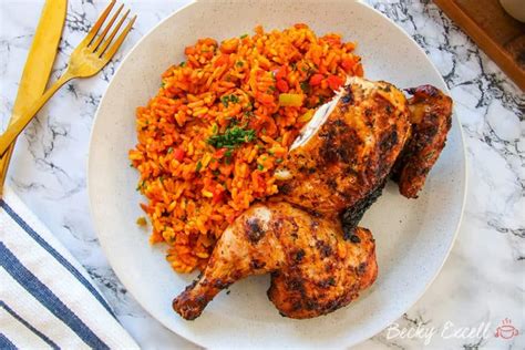 Gluten Free Peri-Peri Chicken Recipe with Spicy Rice - Nando's style