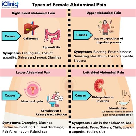 What causes lower abdominal pain in females no period? - 27F Chilean Way