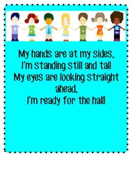 Line Up Chant by Cristy's Classroom | Teachers Pay Teachers