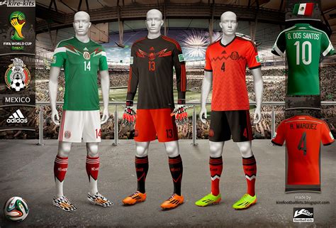 Kire Football Kits: Mexico kits World Cup 2014