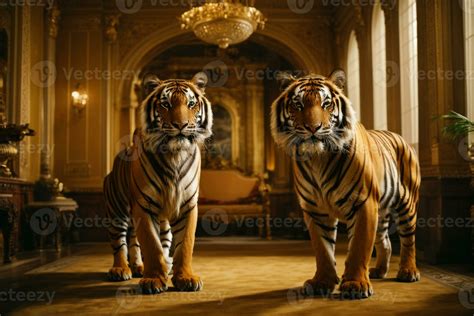 Bengal tiger wallpaper ai generated 33129954 Stock Photo at Vecteezy