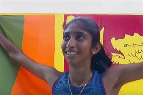 Tharushi sets new records to win Gold at Asian Athletics Championship