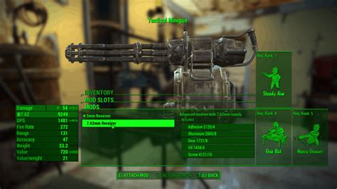 Improved Minigun - Let's make miniguns great again - Fallout 4 Mod Download