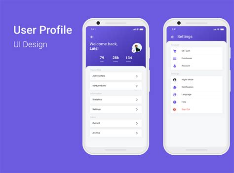 User Profile Screen UI Design by Aman Ojha on Dribbble