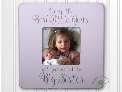 Big Sister Gift Big Sister Frame New Sibling Gift Only the | Etsy