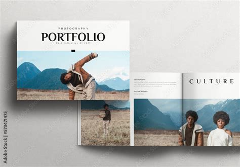 Photography Portfolio Template Landscape Stock Template | Adobe Stock