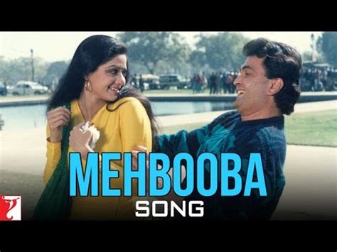 Mehbooba Song | Chandni | Rishi Kapoor | Sridevi | Lata Mangeshkar ...