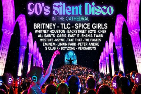 90s Silent Disco in Canterbury Cathedral - Friday 9th February, Feb 9th 6:30pm, Canterbury ...