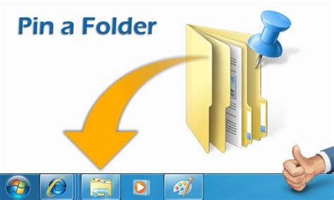 Pin folders to the taskbar in Windows - Yaj Computers