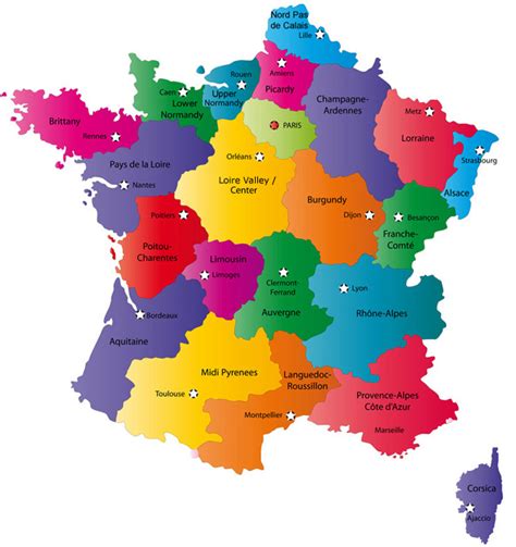 France Map: Explore places and attractions on a detailed Map of France