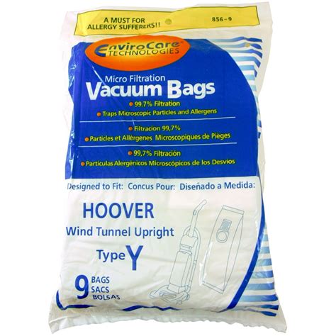 Replacement Vacuum Bags for Hoover Vacuum Cleaners Using Type Y - Designed to fit Vacuum Bags ...