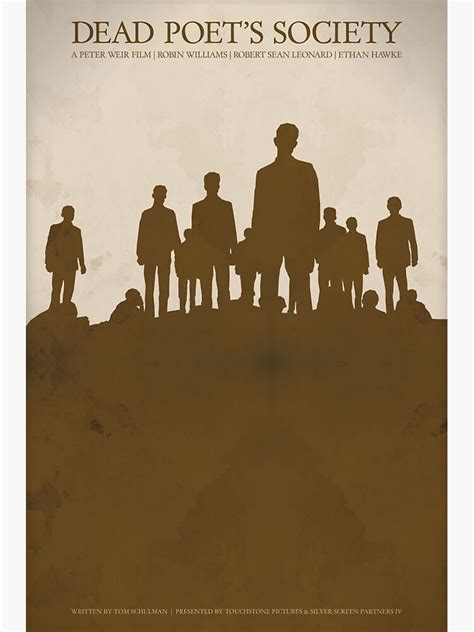 "Dead POets Society Poster" Poster for Sale by santosaweird | Redbubble