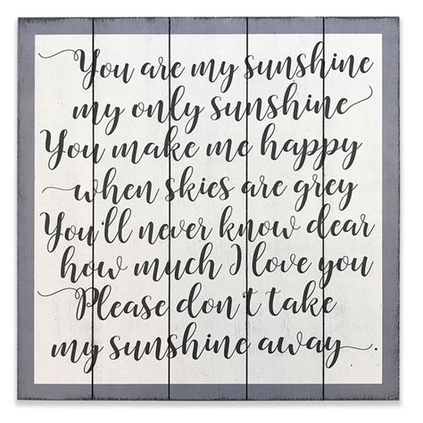 You Are My Sunshine Nursery Wall Decor | Rusticly Inspired Signs