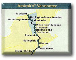 Scenes of Vermont Reviews -: Riding Amtrak's Vermonter