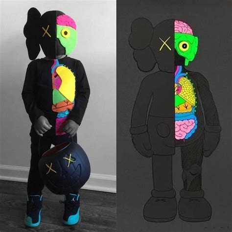 KAWS Dissected Companion costume | Fantastic art, Costumes, Dinosaur stuffed animal