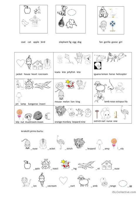 ABC: English ESL worksheets pdf & doc