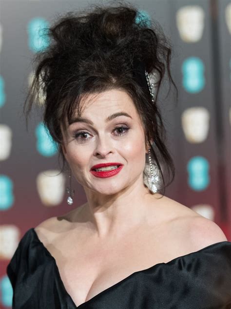 Helena Bonham Carter | Celebrity Hair and Makeup at the 2018 BAFTA ...