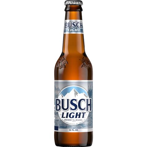 Busch Light Beer 12 fl. oz. Bottle, 4.1% ABV | Beer, Wine & Spirits ...