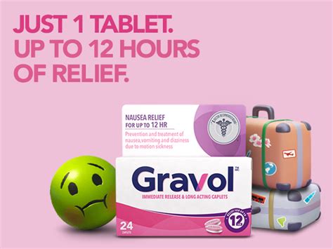 Fast, Effective Nausea Relief I GRAVOL™