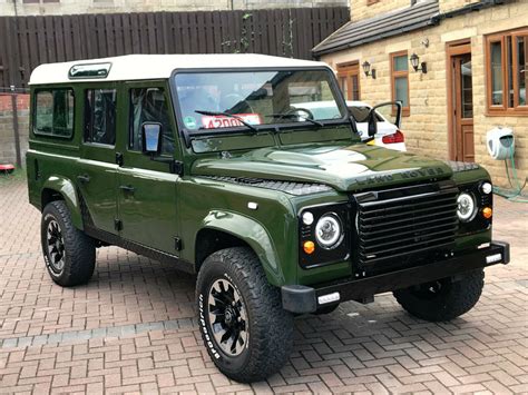 1993 DEFENDER 110 CSW 9 SEATER BRONZE GREEN NEW LEATHER TRIM CHASSIS UP ...