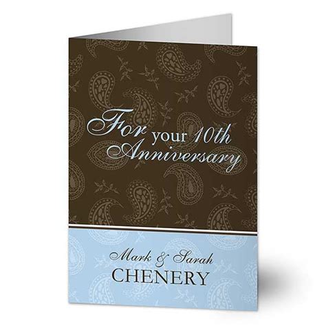 For Your Anniversary Personalized Anniversary Greeting Card