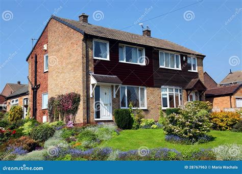 Typical english house stock image. Image of suburban - 28767963