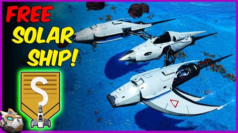 How To Get A FREE S Class Solar Ship!! No Man's Sky Outlaws Gameplay - YouTube