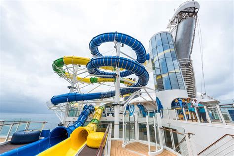 Water Slides on Royal Caribbean Adventure of the Seas Cruise Ship ...