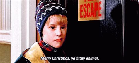 And A Happy New Year GIF – Merry Christmas Filthy Animal Macaulay Culkin – discover and share GIFs