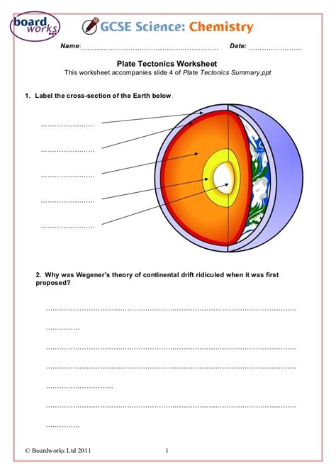 worksheet. Plate Tectonic Worksheet. Grass Fedjp Worksheet Study Site