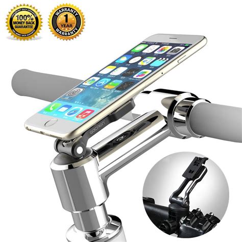 Bike Phone Mount Bicycle Holder, Gaciron Universal 2in1 Bike Handlebar ...