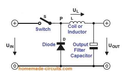 Simple Buck Converter Circuits using Transistors - Homemade Circuit ...