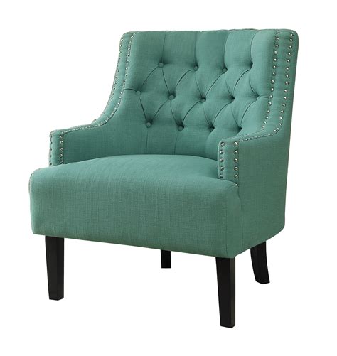 Charisma accent chair, Teal color - Walmart.com