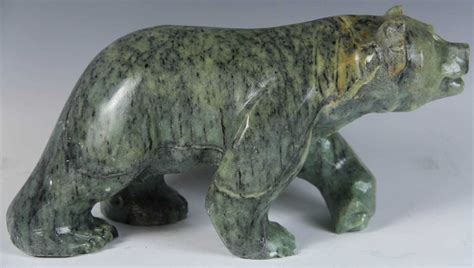 Inuit Carved Soapstone Bear