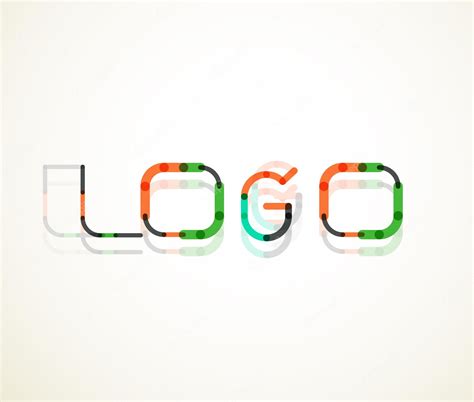 Premium Vector | Logo word font design