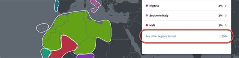 List of AncestryDNA® Regions