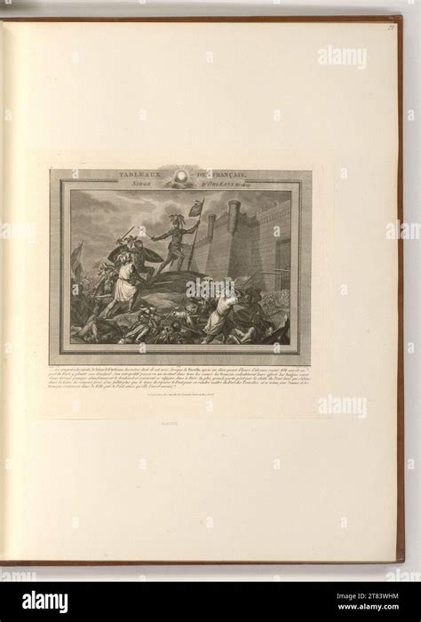 Gabriel Marchand (Engraver) The Battle of Orléans 1429. Copper ...