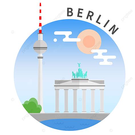 Berlin PNG Transparent, Berlin Icon Design, Berlin, Icon, Flat PNG ...