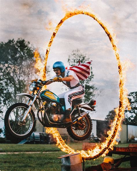 We Jumped a Motorcycle Through a Ring of Fire and Here's How – Brother Moto