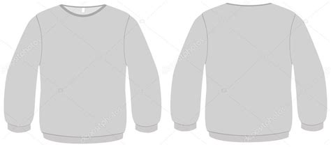 Basic Sweater template vector illustration. — Stock Vector © bytedust #3530649