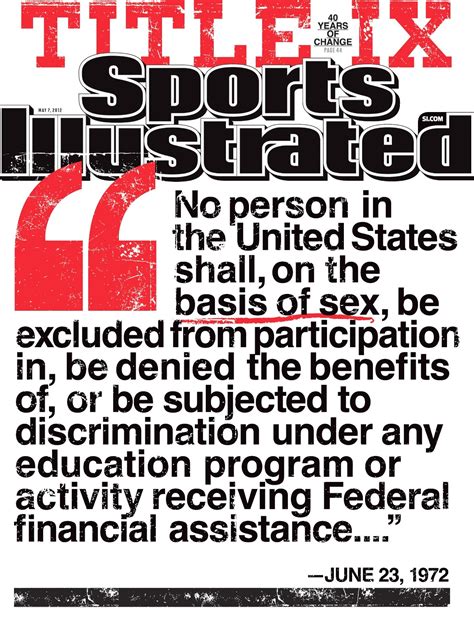 Southern Sports Statute: Title IX: Anti-Male Legislation Continues to ...