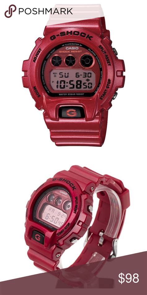 G-Shock Red Digital Watch | G shock red, Digital watch, G shock