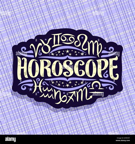 Vector logo for Astrology Horoscope Stock Vector Image & Art - Alamy