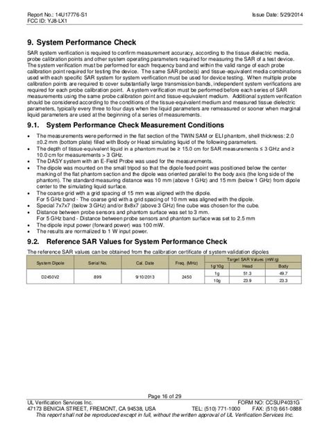 SAR Evaluation Report