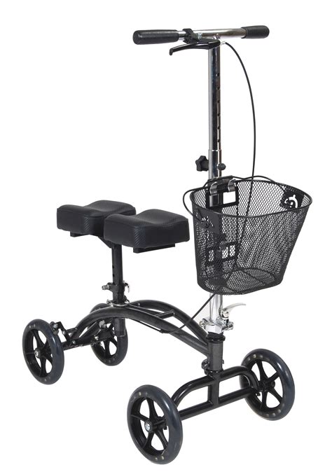 Drive Medical Dual Pad Steerable Knee Walker Knee Scooter with Basket ...