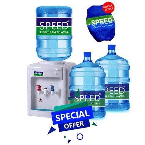 Hot & Cold 3 Taps Bench Top Dispenser 3 New Bottles of Water – Speed Water