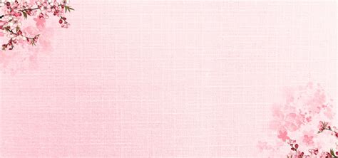 Pink Flower Banner Background, Watercolor, Border Pattern, Ink ...