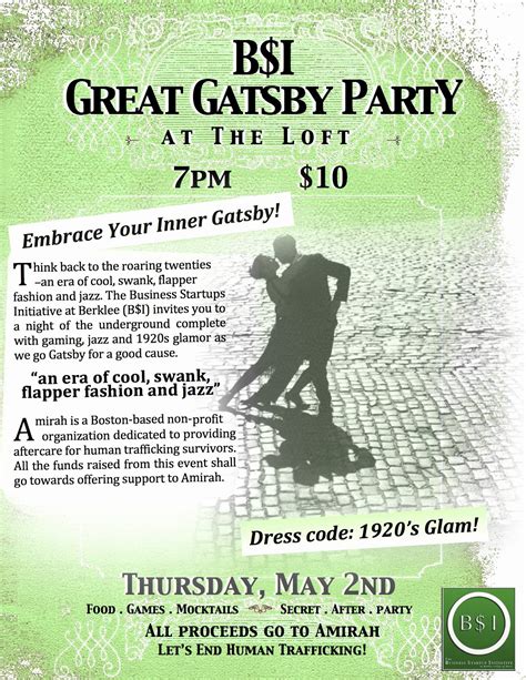 Great Gatsby Prom Invitations