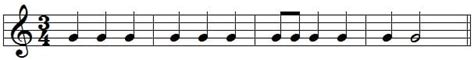 Grade 1: Simple time signatures - Music Theory Online