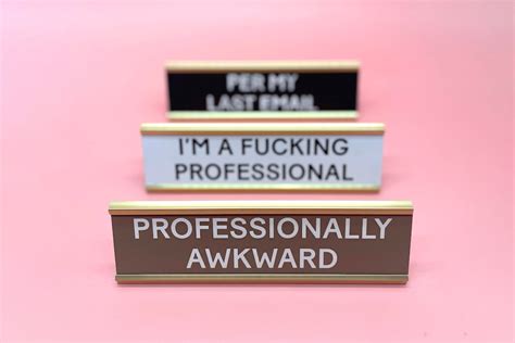 Funny Desk Name Plates Funny Name Plates - Etsy